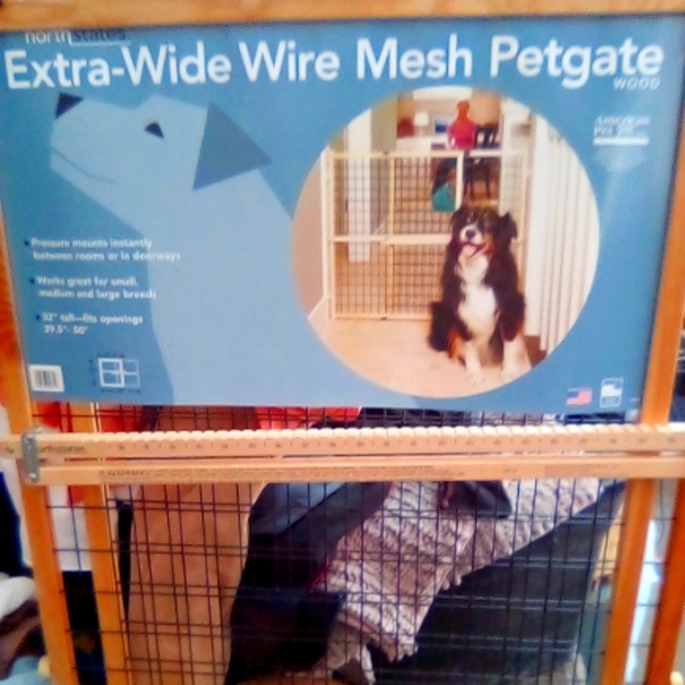 Extra-Wide Wire Mesh Petgate